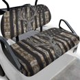 thumbnail image 1 of Pzuqiu Camouflage Deer Flag 2-Piece Golf Cart Seat Covers - Breathable Washable Universal Fit for Most 2-Seater Golf Carts, 1 of 10