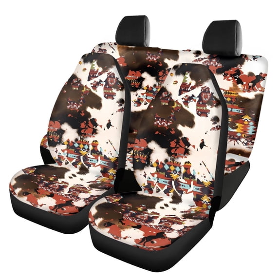Pzuqiu Camouflage Pattern Car Seat Covers Durable, Breathable, Suitable for SUV Seats, Fit for Trucks