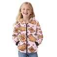 thumbnail image 1 of Pzuqiu Capybara Hoodie Sweatshirt for Girls Size XL Long Sleeve Girls Hooded Clothes with Pocket Casual Fashion Toddlers' Pullover Hoodie Sweatshirt for Daily Life, 1 of 7