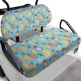 thumbnail image 1 of Pzuqiu Capybara Lemon 2-Piece Golf Cart Seat Covers Set - Breathable Washable Protective Cover For Golf Cart, 1 of 9