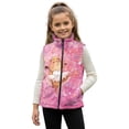 thumbnail image 1 of Pzuqiu Capybara Sleeveless Vests for Girls 7-8 Polyester Casual Zipper Winter Sleeveless Jacket with Pockets Comfortable Toddler Girl Clothes Warm for Outdoor Activities, 1 of 7