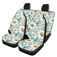 thumbnail image 1 of Pzuqiu Car Front & Rear Seat Covers Full Surround Full Set Car Seat Covers Polyester Fabric Anti-Slip Stretchy, Fit for Trucks SUV most Cars, Daisies, 1 of 10