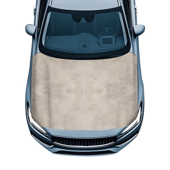 Pzuqiu Car Hood Cover Protector With Neutral Cracked Pattern - Universal Fit Automotive Accessories for All Weather Protection