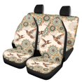 thumbnail image 1 of Pzuqiu Car Seat Cover Full Set Interior Accessories Polyester, Compatible with Car Seats Van Seats, for Truck Cars, Hummingbird Mandala Print, 1 of 10