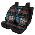 thumbnail image 1 of Pzuqiu Car Seat Cover Sets, Compatible with Front Seat Vehicle Seats, Car Seat Covers for Trucks Cars Full Set, Tiger Rose, 1 of 10