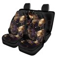 thumbnail image 1 of Pzuqiu Car Seat Covers, Compatible with Front Seat Vehicle Seats, Front and Rear Seat Cover Set for Trucks Cars Washable, Gold Butterfly, 1 of 10