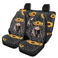 thumbnail image 1 of Pzuqiu Car Seat Covers Full Set Car Interior Decor, Compatible with Van Seats Auto Seats, Front and Rear Seat Cover Set Fit for Sedans Trucks Vehicle Decor, 1 of 10