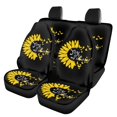 thumbnail image 1 of Pzuqiu Car Seat Covers Full Set Full Backrest Polyester, Compatible with Auto Seats Automotive Seats, for Trucks Cars, Sunflower Sunshine, 1 of 10