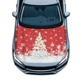 thumbnail image 1 of Pzuqiu Christmas Car Hood Cover Protector With Snowflake Tree Design - Durable Accessory for Car Exterior Decoration, 1 of 9