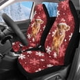 thumbnail image 1 of Pzuqiu Christmas Highland Cow Automotive Seat Covers Soft Anti-Slip 2 Pcs Car Seat Covers Front Seats Covers Elastic Fabric Comfortable Interior Accessories Fit for Cars SUV Sedan, 1 of 7