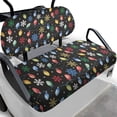 thumbnail image 1 of Pzuqiu Christmas Light Snowflake 2-Piece Golf Cart Seat Cover Set - Breathable Washable Protective Cover for Golf Cart Accessories, 1 of 10