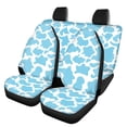 thumbnail image 1 of Pzuqiu Cow Print Car Seat Covers Full Set Softy Car Seat Covers Set, Interior Breathable Compatible with Truck SUV Sedans, 1 of 10