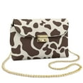 thumbnail image 1 of Pzuqiu Cow Print Crossbody Bags Leather Women Soft Versatile Lightness Quilted Leather Crossbody Bags for Women with Chain Strap Fashion for Daily Use and Travel, 1 of 7