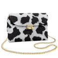 thumbnail image 1 of Pzuqiu Cow Print Crossbody Bags Leather Women Trendy Craftsmanship Women Crossbody Bag with Chain Strap Versatile Minimalist Fashion for Daily Use and Travel, 1 of 7