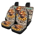 thumbnail image 1 of Pzuqiu Cow-patterned Breathable Car Seat Covers, Easy to Install Protect Fit for Trucks, 1 of 10