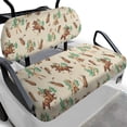thumbnail image 1 of Pzuqiu Cowgirl Golf 2-Piece Golf Cart Seat Covers | Breathable Washable Universal Fit for Most 2-Seater Carts | Western Golf Lovers Gift, 1 of 10