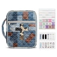 thumbnail image 1 of Pzuqiu Cross Cow Print Bible Cover Case for Women Large Bible Bag with Handle&Tags Study Supplies Organizer Quilted Book Carrying Case Church Bag Christian Gifts for Mom Friends, 1 of 7