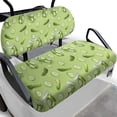 thumbnail image 1 of Pzuqiu Cucumber Pickle Print 2-Piece Golf Cart Seat Cover Set | Breathable Washable Protector for Most 2-Seater Golf Carts, 1 of 9