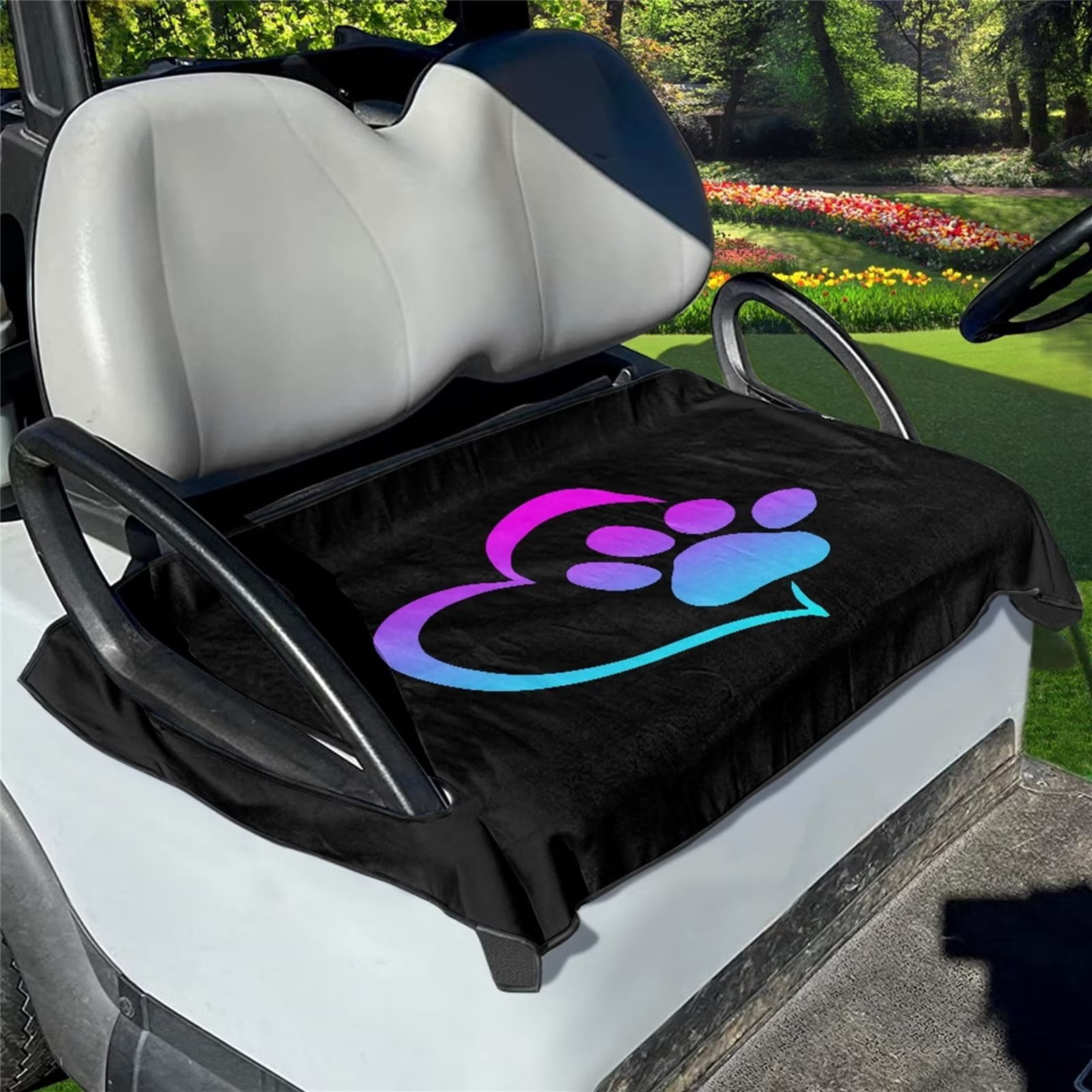 3PCS Sunproof Car Seat Cover Waterproof Seat Cushion Golf Cart Seat Cover  Car Cover For Club