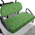 thumbnail image 1 of Pzuqiu Desert Golfer 2 Piece Golf Cart Seat Covers | Breathable Washable Protective Set for Most 2-Seater Golf Carts, 1 of 10