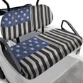 thumbnail image 1 of Pzuqiu Distressed Flag Golf Cart Seat Covers Stretchable, for Outdoor Golf Carts, Golf Cart Bench Seat Covers, Compatible with Ezgo Txt Golfcart Ezgo Club Car Cart, 1 of 9