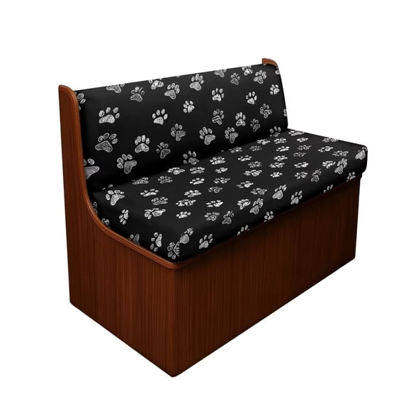 Pzuqiu Dog Paws Print Rv Sofa Cover Moisture Wicking 2 Piece Couch Covers for Rv Campers Full Coverage Camper Accessories Seat Covers for Camper Couch, Booth Set, Sofa
