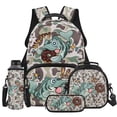 thumbnail image 1 of Pzuqiu Donut Fish Camo Boys Backpack Set with Lunch Box Pencil Case Water Bottle Bag 4 Pcs Soft Breathable Backpack with Adjustable Strap Lightweight School Bookbags for Teens Kids, 1 of 7