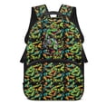 thumbnail image 1 of Pzuqiu Dragon Print 17 Inch Children's Backpacks for Girls Large Capacity Fully Print School Backpack with Padded Straps Casual School Bookbag for Boys Girls Ideal Student Gift, 1 of 7