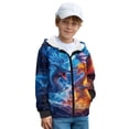 thumbnail image 1 of Pzuqiu Dragon Zip Up Hoodies for Boys 14-16 Fleece Long Sleeve Jacket Outfits Elastic Boys Hooded Clothes with Pocket Toddlers' Pullover Hoodie Sweatshirt for Kids and Toddlers, 1 of 6