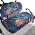 thumbnail image 1 of Pzuqiu Dragonfly and Floral Pattern Golf Seat Covers Breathable, Elastic Edge, Suitable for Golf Cart, Fit for Ezgo Golf Cart, 1 of 10