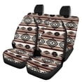 thumbnail image 1 of Pzuqiu Fashion Boho Car Seat Covers Full Set 4 Pack Easy to Install Front Seat Protector Auto Seat Rear Split Bench Cover Universal Automotive Seat Cover Accessories, 1 of 7