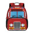 thumbnail image 1 of Pzuqiu Fire Truck Kids School Backpack 13.5 Inch Water Resistant Breathable Preschool Bookbag for Toddler Boys Girls Lightweight Adjustable Padded Straps for Kindergarten, 1 of 7