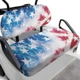 thumbnail image 1 of Pzuqiu Firework Stars US Flag Golf Cart Backrest Bottom Seat Cover Fit Like a Glove, Non-Slip, Suitable for Outdoor, Fit for Club Car Precedent, 1 of 10