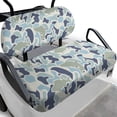 thumbnail image 1 of Pzuqiu Fish Silhouette Camo Golf Cart Seat Cover Set - Breathable Stretch-Fit, All-Weather Protection, Easy Install for 2-Passenger Ezgo & Club Car, 1 of 10
