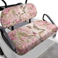 thumbnail image 1 of Pzuqiu Floral Hummingbird 2 Piece Golf Cart Seat Cover Set - Breathable Washable Protector for Most 2-Seater Carts, 1 of 10