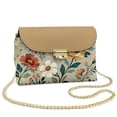 thumbnail image 1 of Pzuqiu Floral Print Women's Leather Crossbody Bag Trendy Craftsmanship Small Leather Crossbody Bags for Women Soft Compact with Chain Strap Lightness for Teen Girls-Women, 1 of 7