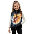 thumbnail image 1 of Pzuqiu Football Sleeveless Vests Casual Clothes for Boys 7-8 Practical Stretchy Winter Lightweight Sleeveless Fleece Jacket with Pocket Wind Proof Fall Outfits Fashion Clothing, 1 of 7