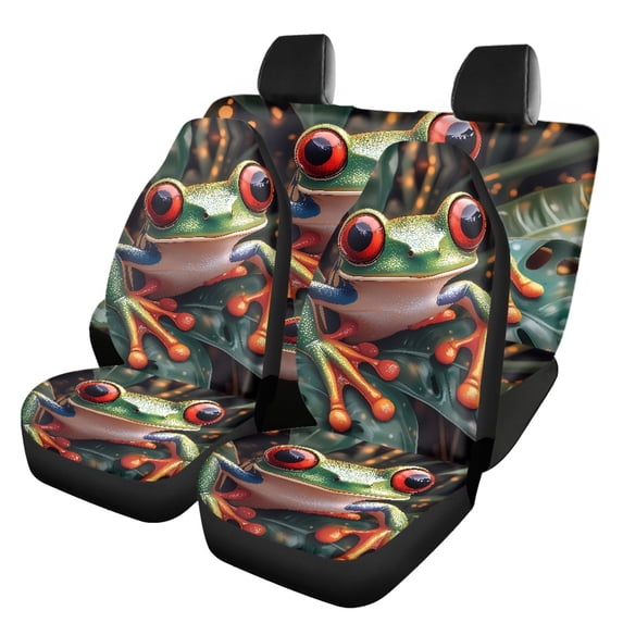 Pzuqiu Frog Car Seat Covers Comfortable Driving, for Vehicle Seats SUV Seats Van Seats Suitable for Cars Trucks