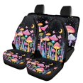 thumbnail image 1 of Pzuqiu Front and Rear Seat Cover Set, Compatible with Car Seats Automotive Vehicle, Car Seat Covers Full Set for most Cars Vans Easy to Install, 1 of 10