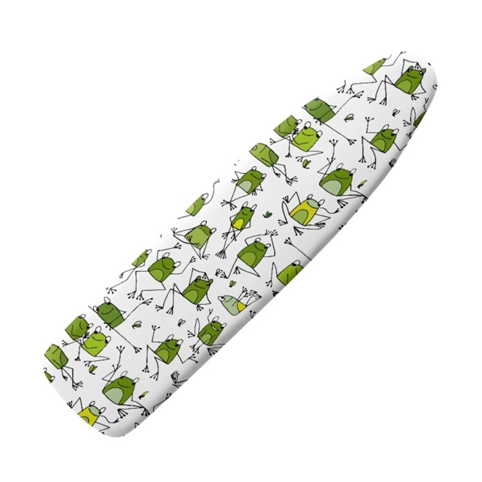 Pzuqiu Funny Frog Padded Sleeve Ironing Board Cover with 3 Fasteners