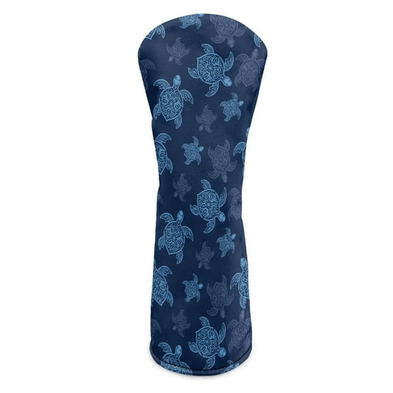 Pzuqiu Funny Golf Club Covers Sea Turtle Golf Driver Head Covers Soft Fabric Keep Clubs Dry and Clean Golf Accessories for Men for Most Brand