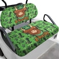thumbnail image 1 of Pzuqiu Golf Cart Backrest Bottom Seat Cover Soft Polyester, Compatible with Outdoor Golf Carts, for Club Car Precedent Ezgo Club Car Cart, St patrick's day, 1 of 10