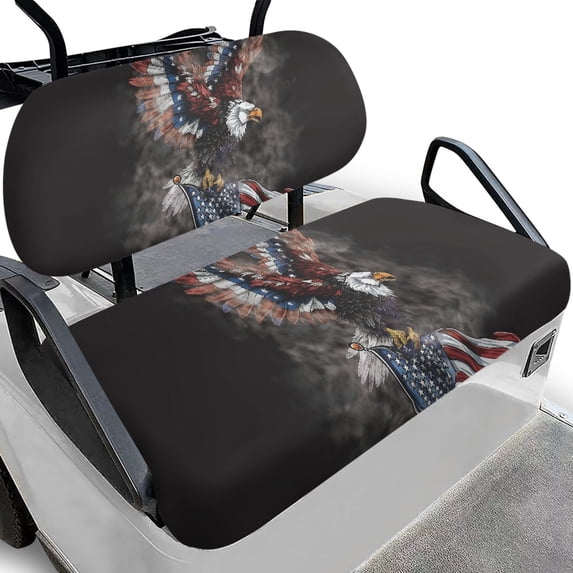 Pzuqiu Golf Cart Bench Seat Covers Soft Golf Seat Covers for Cart, Non-Slip Fit Like a Glove Seat Cover for Golf Carts Fit for Club Car Precedent Club Car