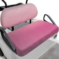 thumbnail image 1 of Pzuqiu Golf Cart Seat Cover Comfortable Polyester, Compatible with Golf Carts Outdoor, for Club Car Precedent Ezgo Golf Cart, Pink, 1 of 10