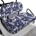 thumbnail image 1 of Pzuqiu Golf Cart Seat Cover Washable Polyester Cloth, Compatible with Outdoor 2-Seats Cart, for 2-Person Club Car Seats Ezgo, Floral Tropical Leaves, 1 of 9