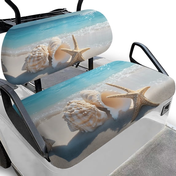 Pzuqiu Golf Cart Seat Covers Breathable, Compatible with Outdoor Sports Golf Carts, Golf Cart Backrest Cover Fit for Ezgo Seats Yamaha Seats
