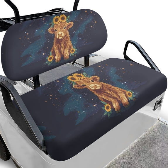 Pzuqiu Golf Cart Seat Covers, Compatible with Outdoor Golf Carts, Golfcart Accessories Suitable for Club Car Precedent Ezgo Club Car Front Seat Breathable