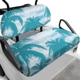 thumbnail image 1 of Pzuqiu Golf Cart Seat Covers, Compatible with Outdoor, Golf Cart Seat Protectors Suitable for Ezgo Easy Install, Palm Tree Stripe, 1 of 10