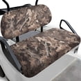 thumbnail image 1 of Pzuqiu Golf Cart Seat Covers, Compatible with Outdoor, Suitable for 2 Person Seats Golf Carts Comfortable, Dead Leaf Pattern, 1 of 10