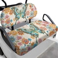 thumbnail image 1 of Pzuqiu Golf Cart Seat Covers Easy to Install Polyester, Compatible with Golf Carts Golf Car Seat, for Ezgo Club Car Cart Club Car Precedent Seat, Butterfly and Florals, 1 of 10